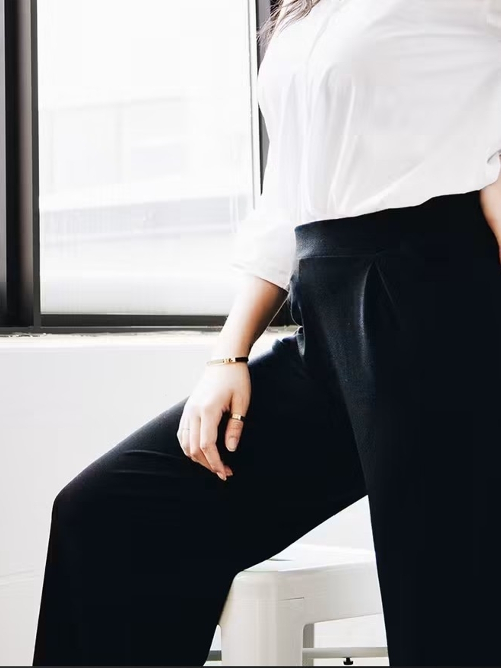 Encircled The All-Day Wide-Leg Pants - Black